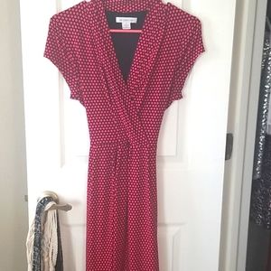 Polka dot pink black